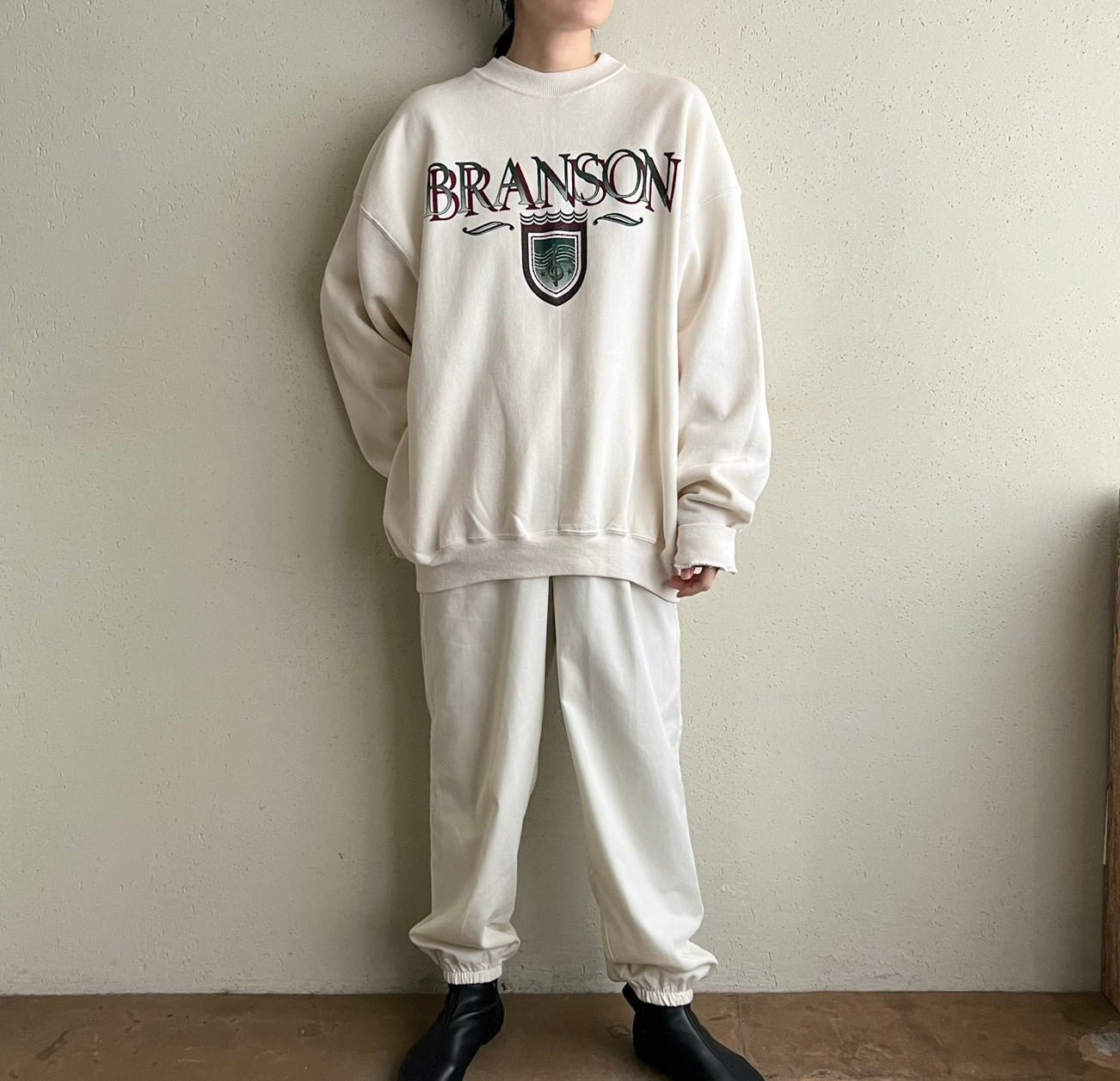 90s Printed Sweater Made in USA