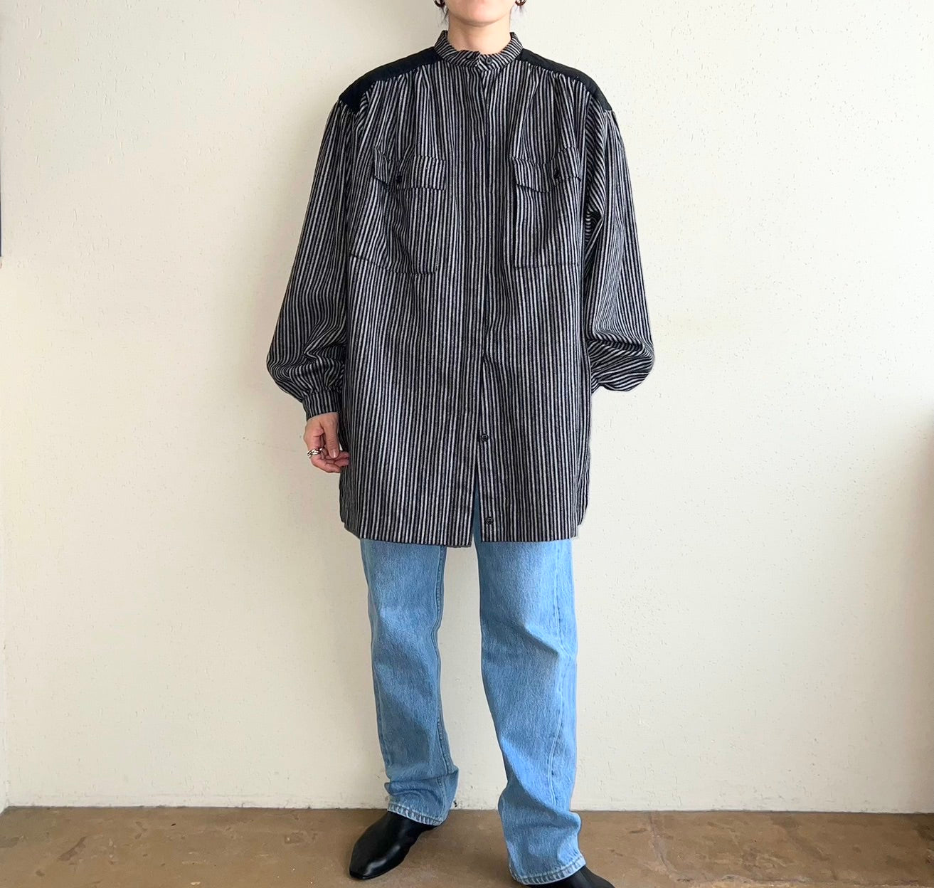 90s Striped Blouse Made in Italy