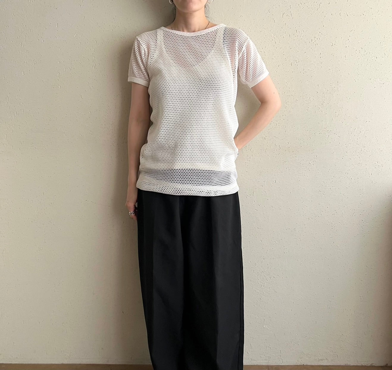 90s Mesh T-shirt Made in Italy
