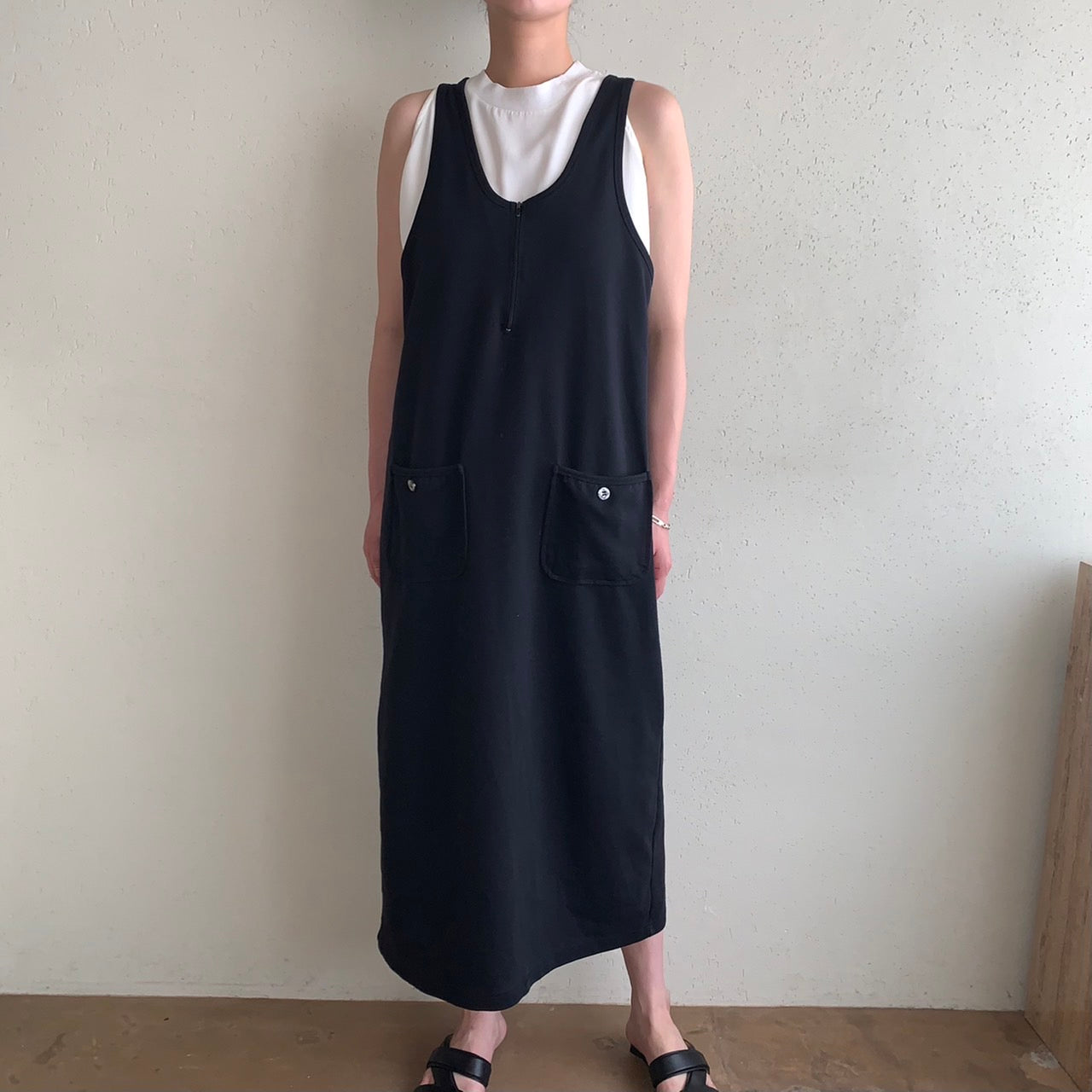 90s Half Zip Dress
