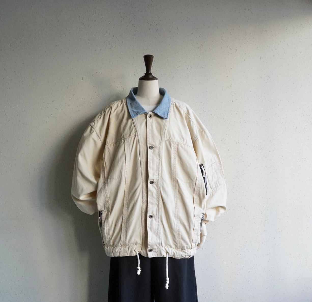90s Denim Collar Jacket