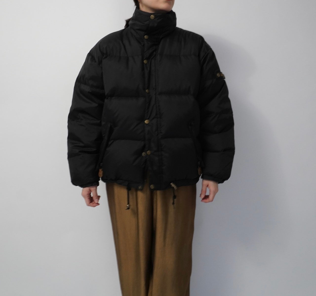 90s Black Down Jacket