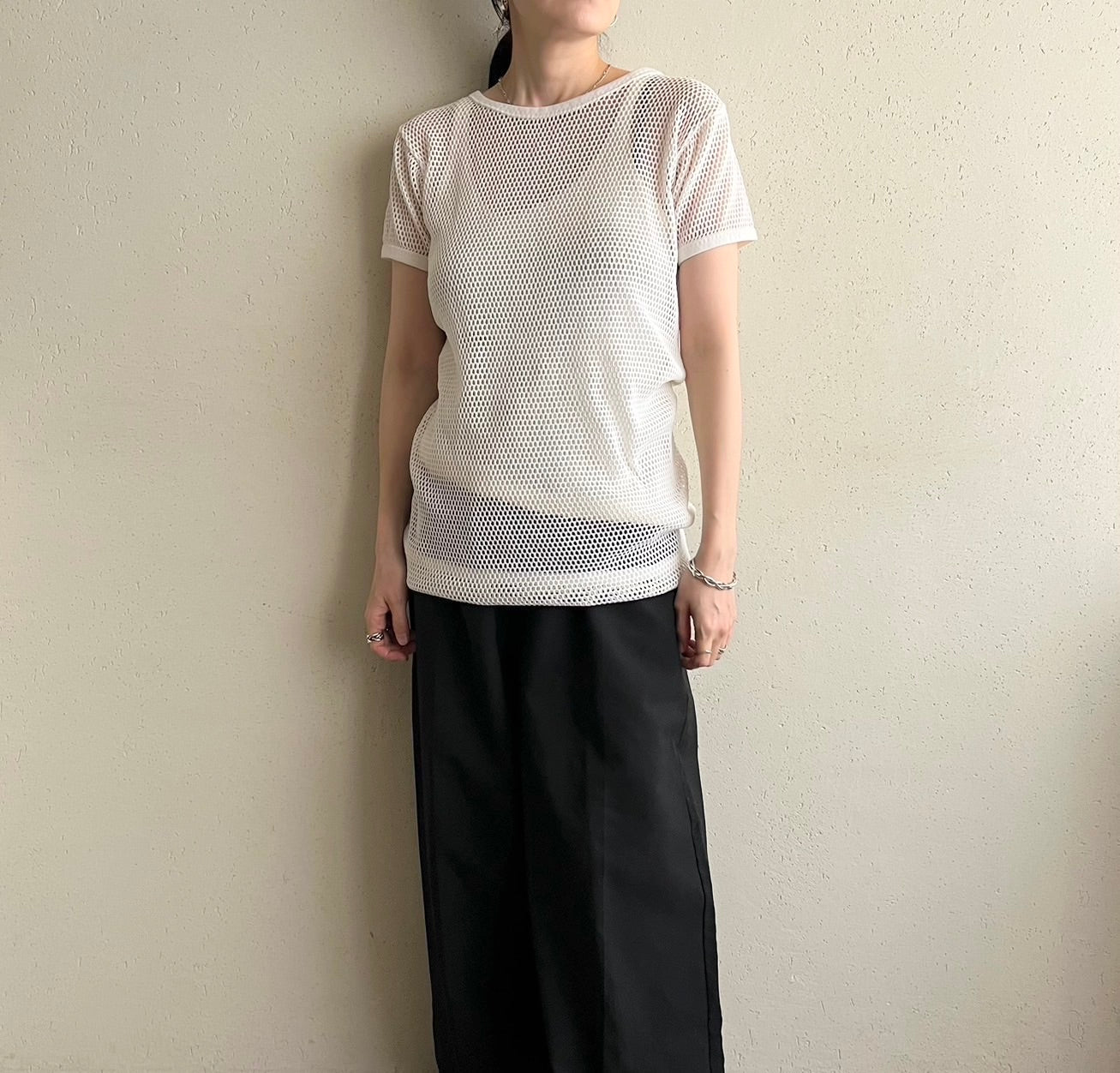 90s Mesh T-shirt Made in Italy
