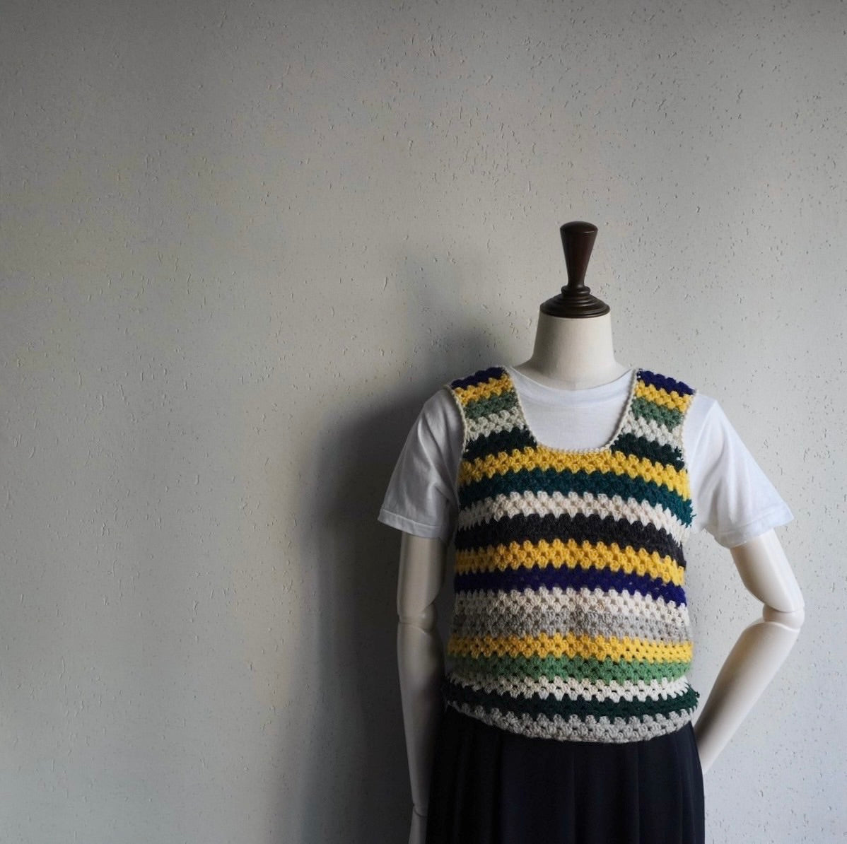 80s Pattern Knit Top