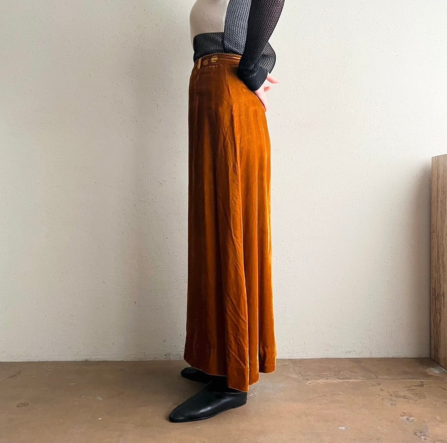 70s Velour Skirt