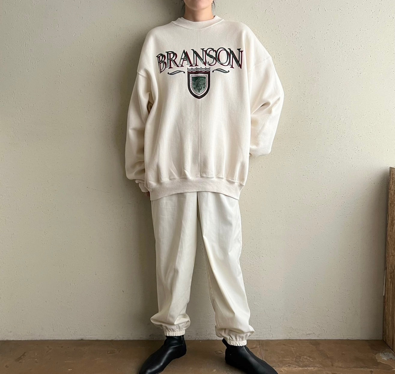 90s Printed Sweater Made in USA