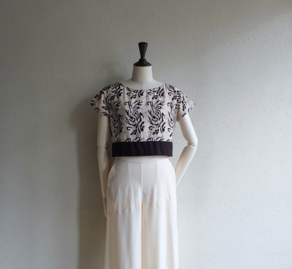 80s Cropped Blouse