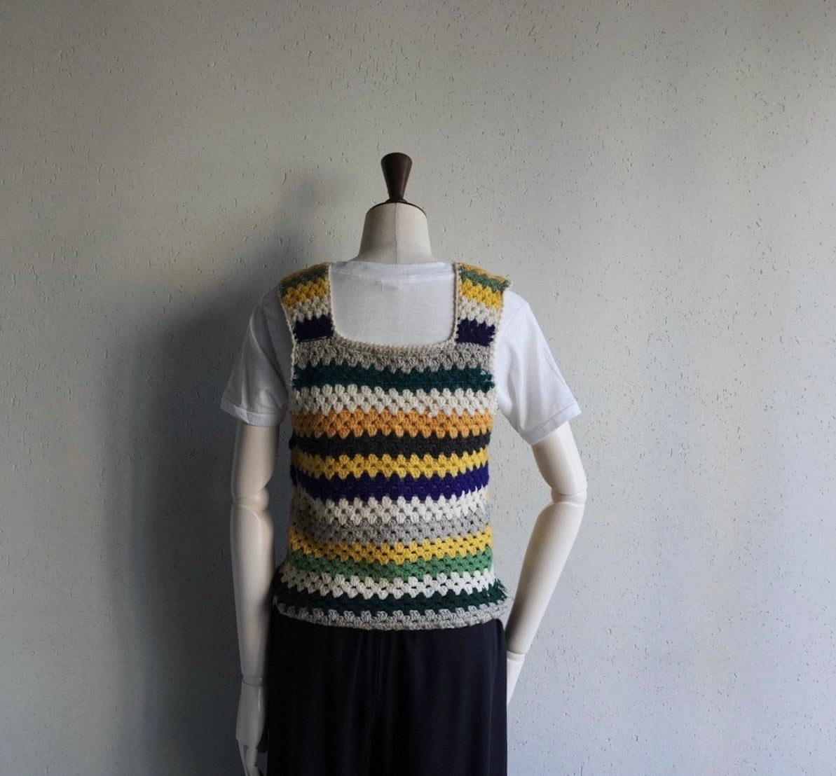 80s Pattern Knit Top