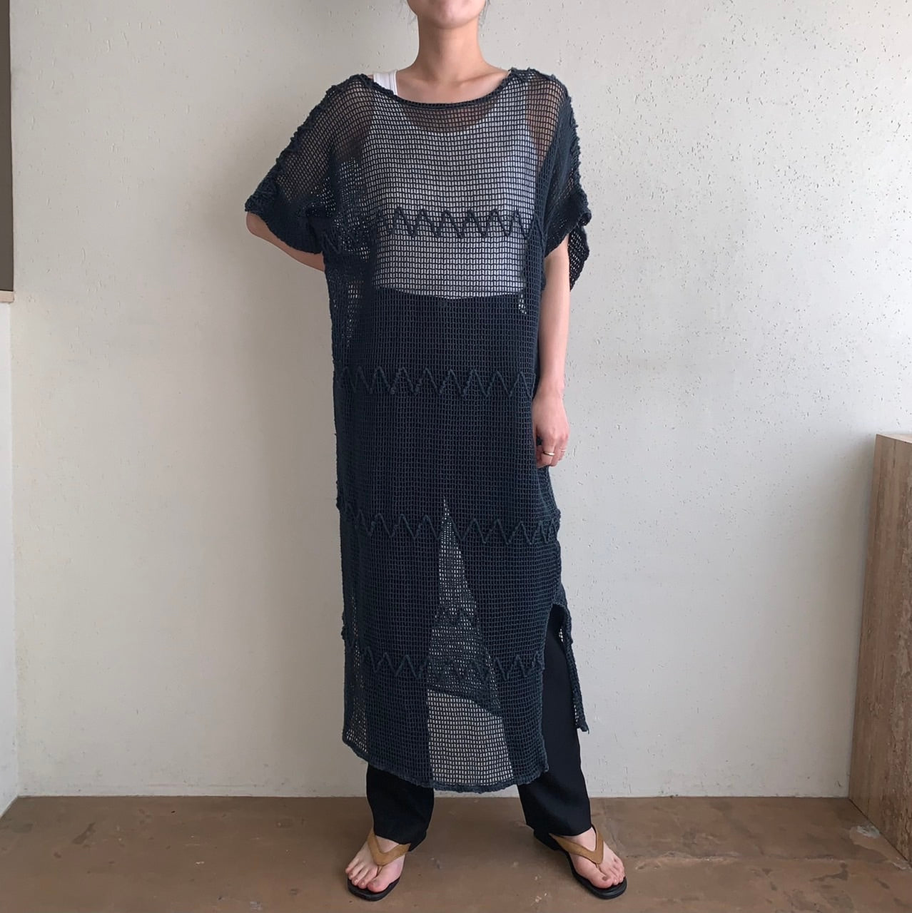 90s Crochet Dress Made in USA