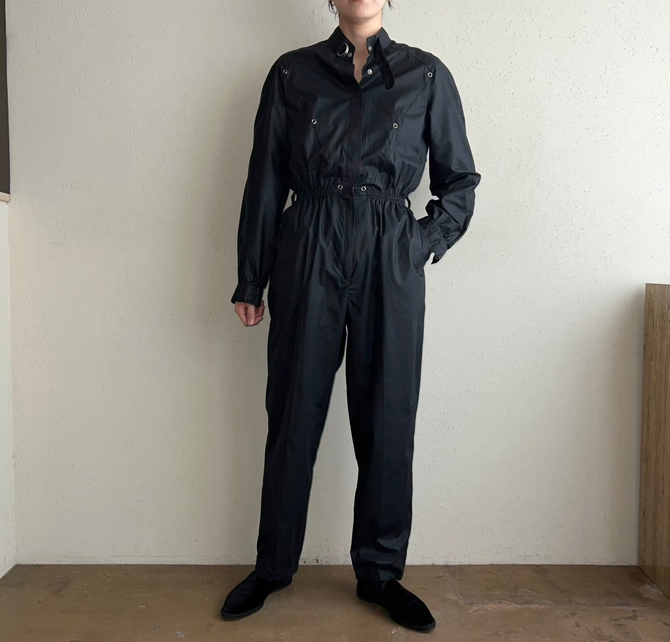 90s Black Jumpsuit Made in Australia