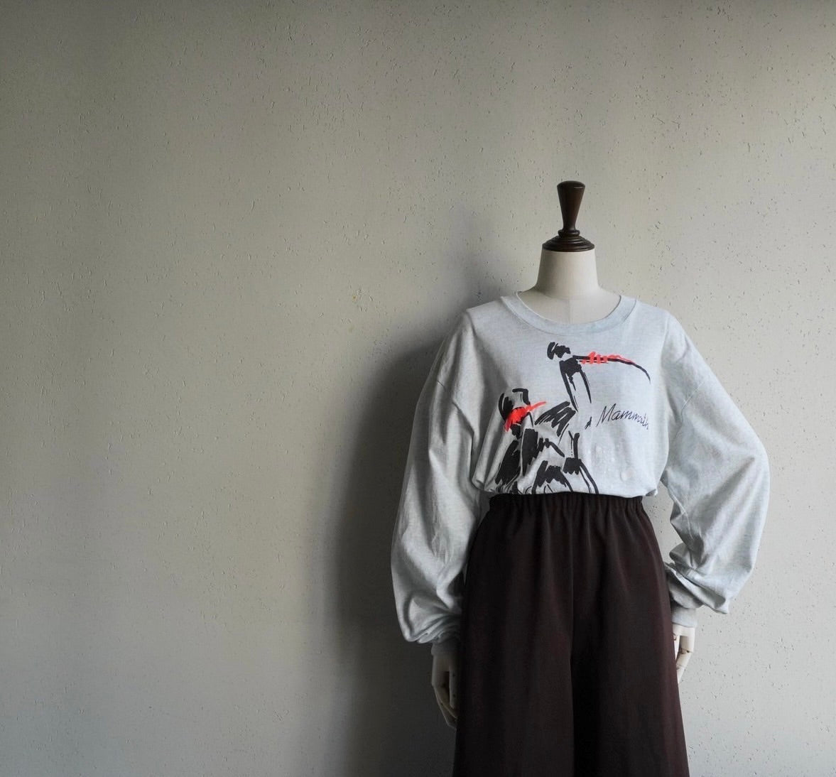 90s Printed Long Sleeves T-shirt Made in USA
