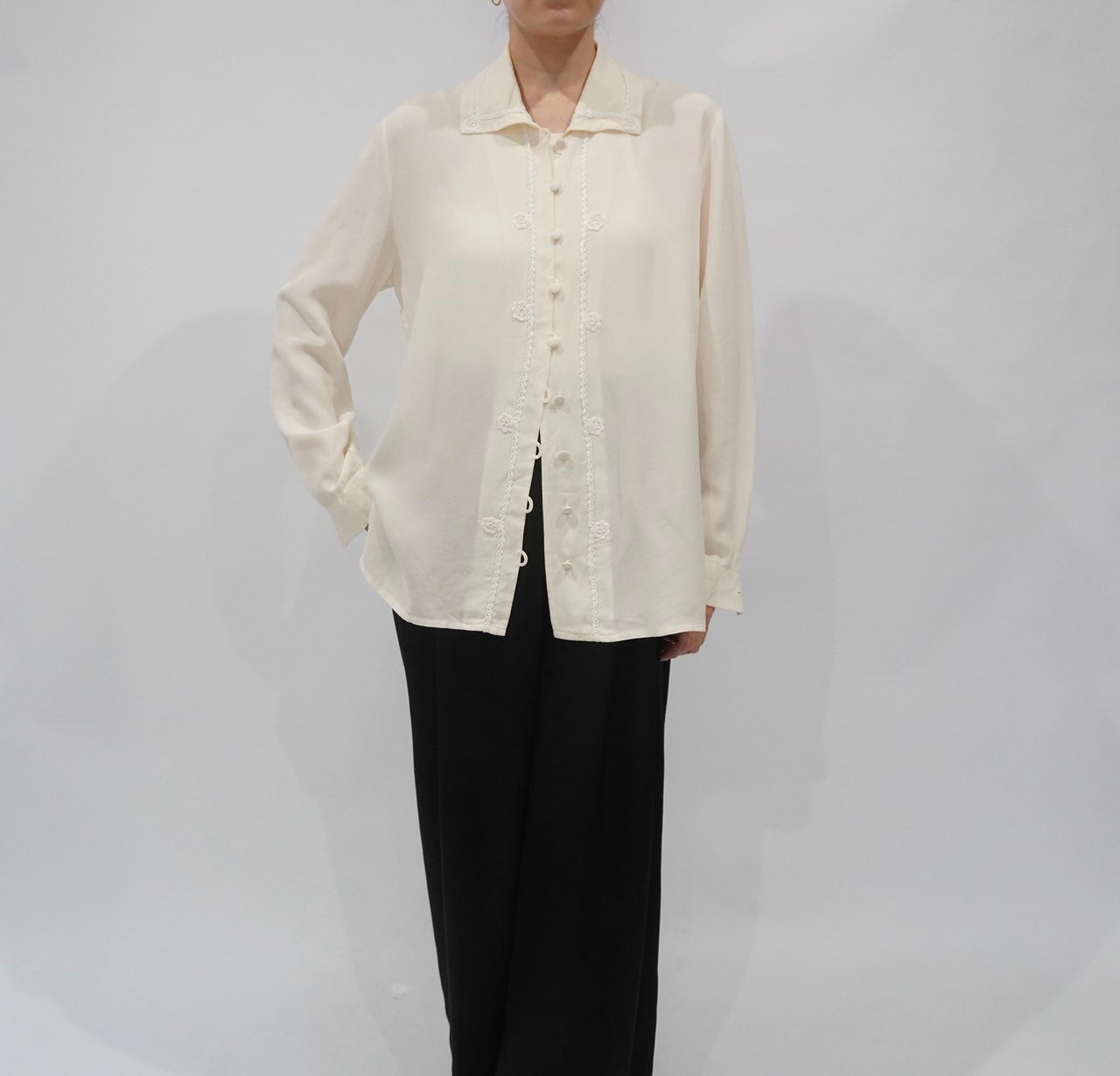 90s Silk Design Shirt