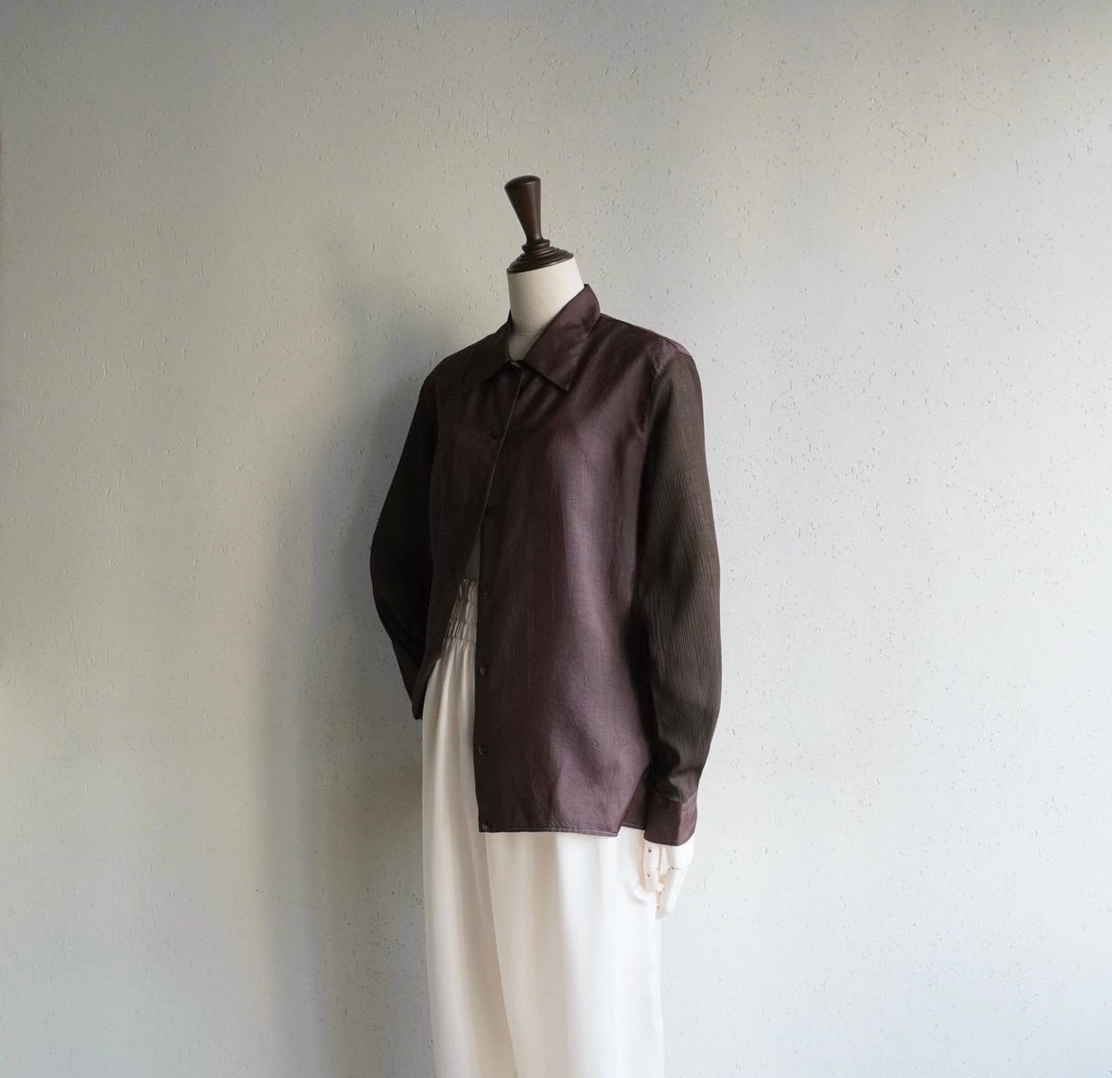 90s Brown Shirt Made in Italy