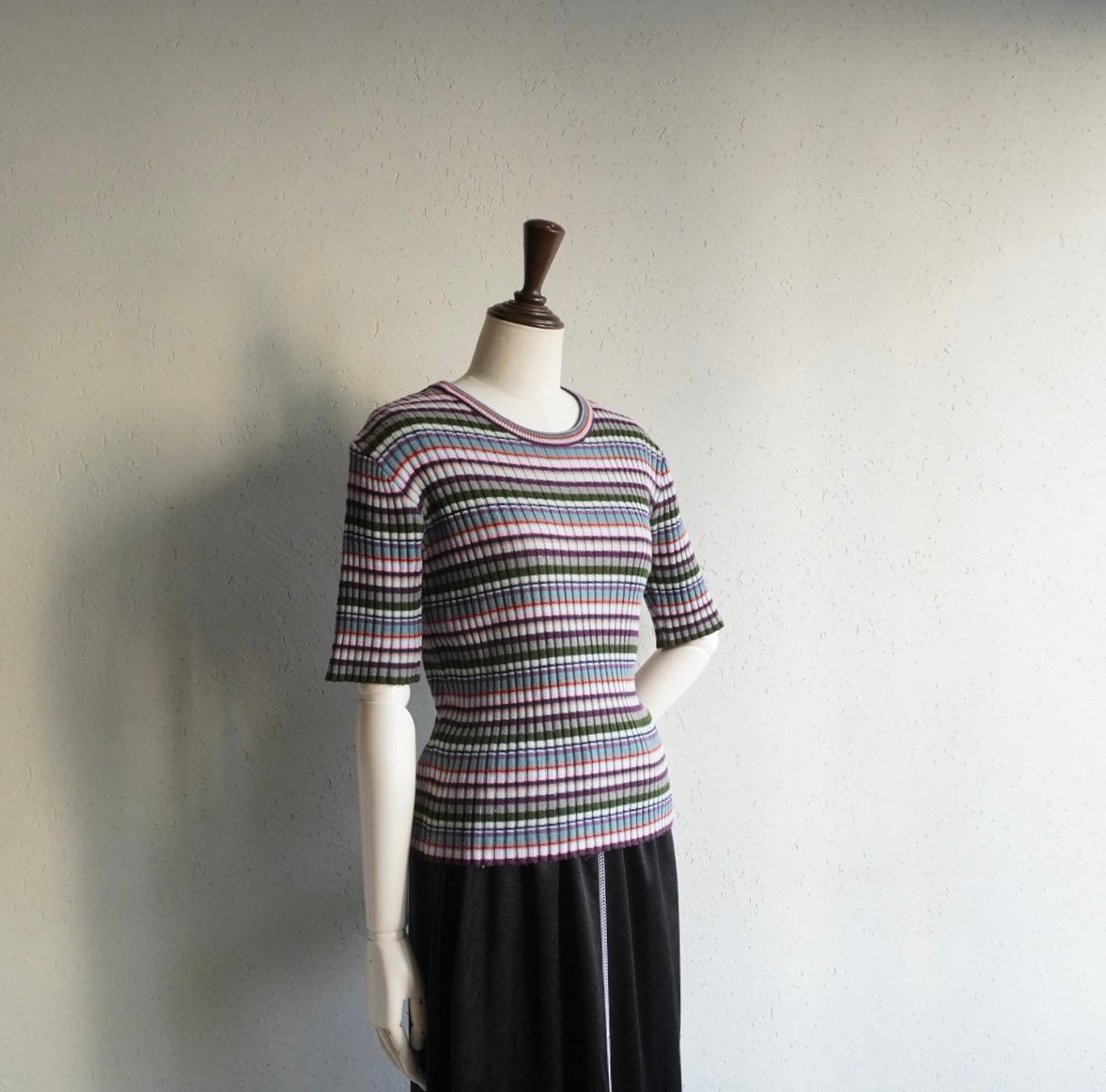 70s Multi Striped Top