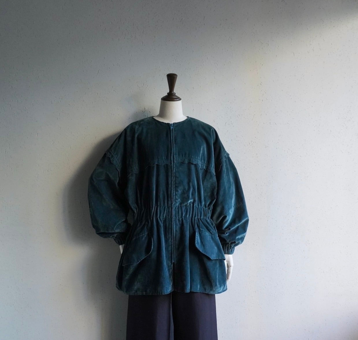 80s Velor Jacket Made in Italy