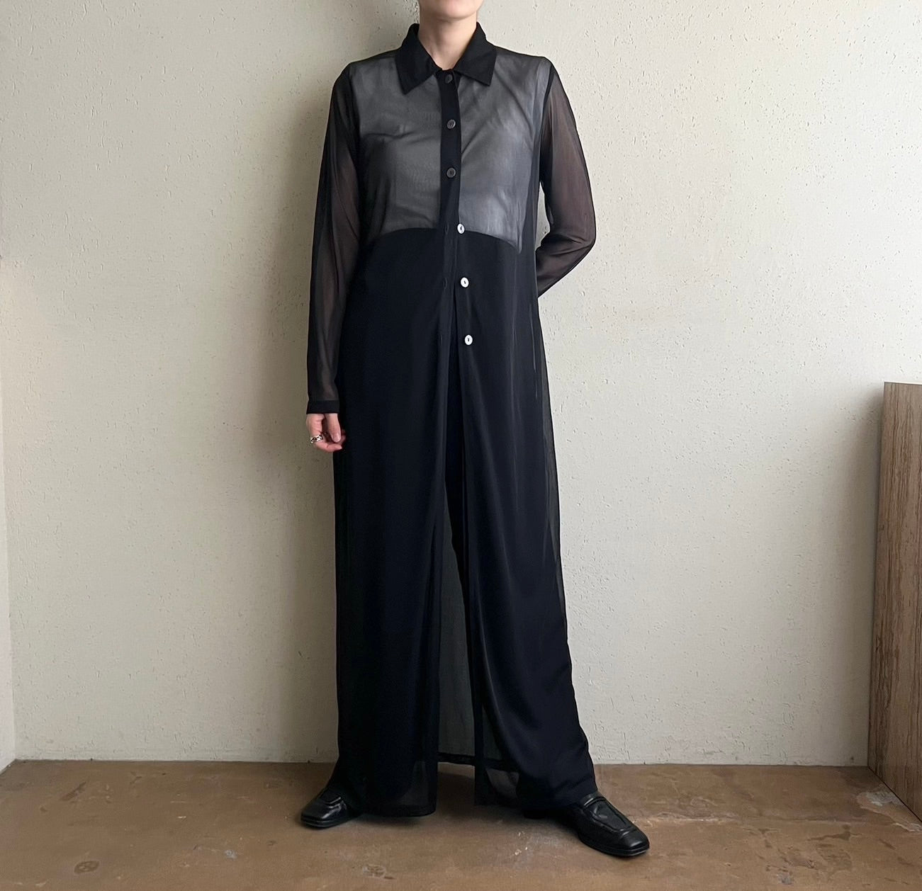 90s Sheer Long Dress