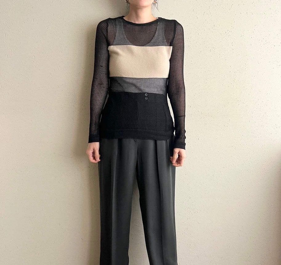 90s Design Mesh Top