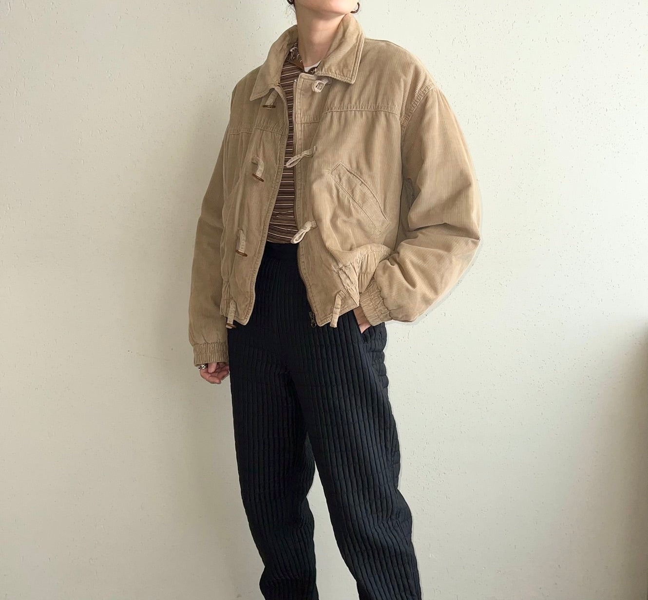 90s ”BLUE FAMILY BENETTON”Corduroy Jacket Made in Italy