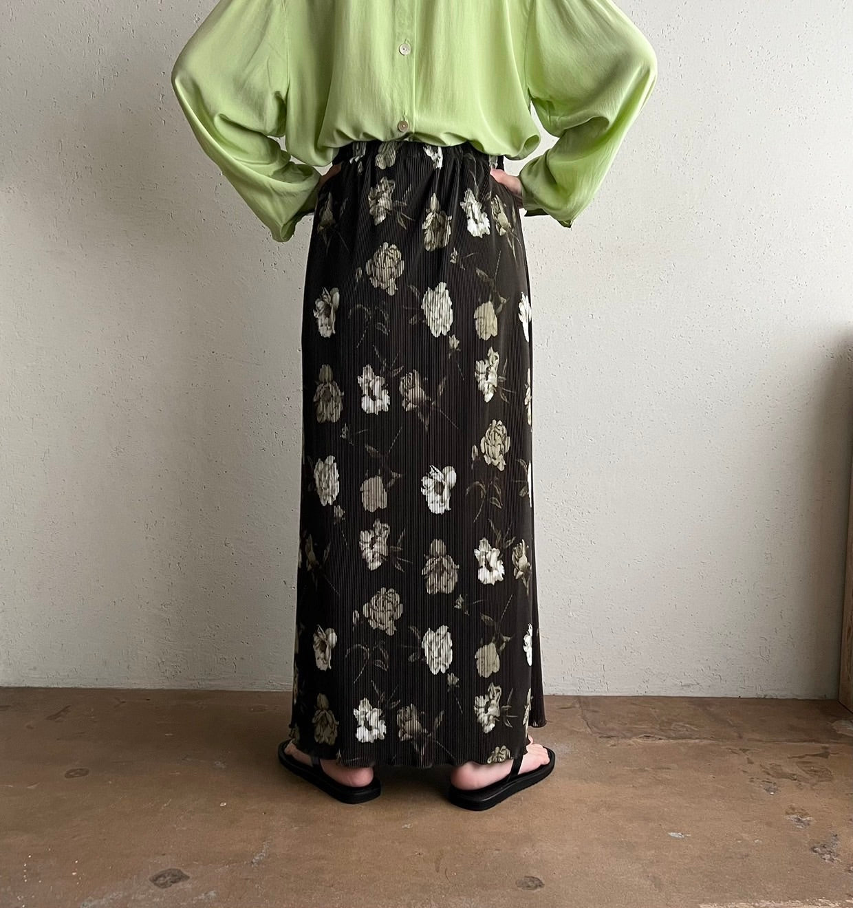 90s Pleated Skirt Made in USA