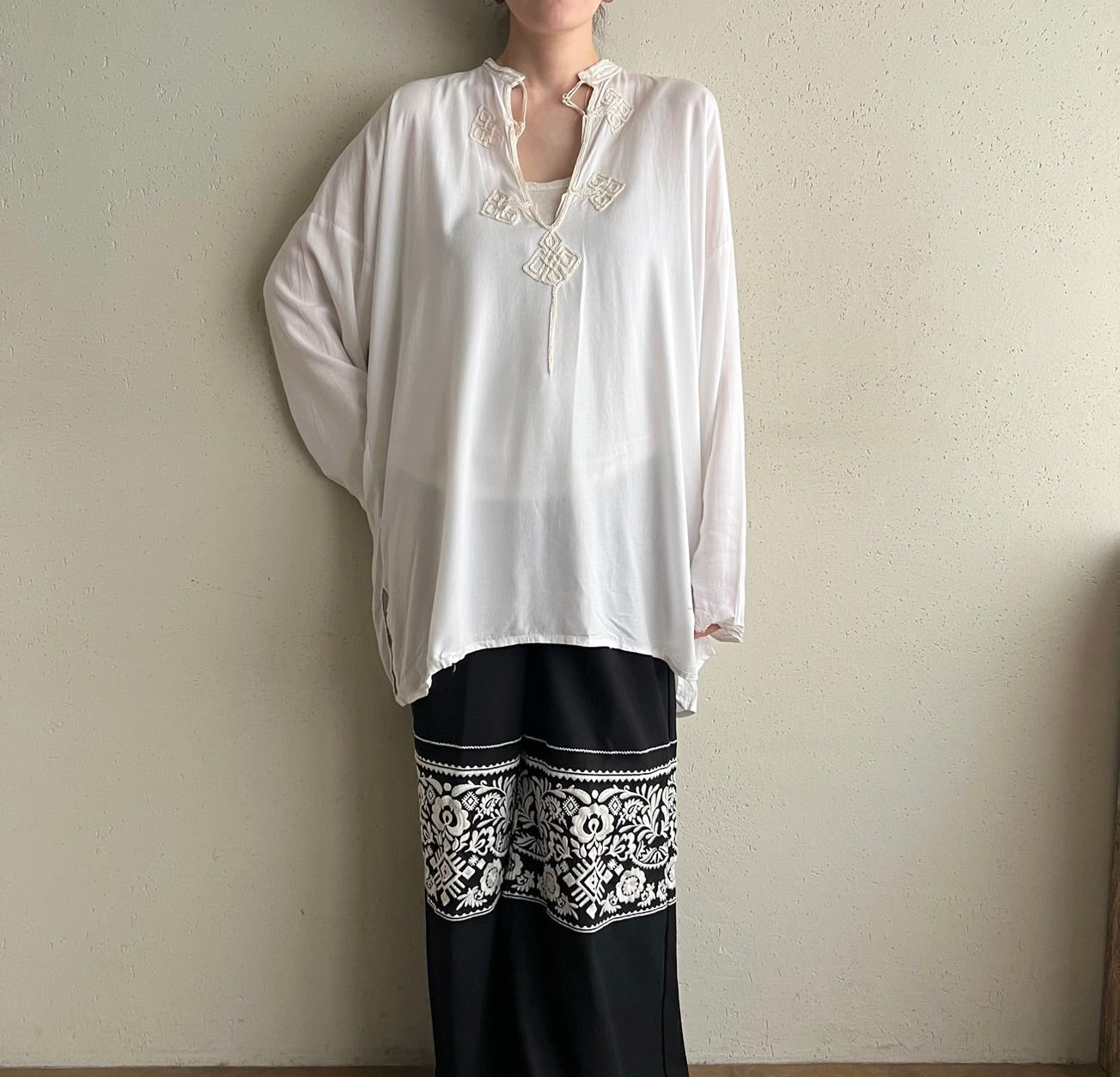 80s Embroidery Tunic