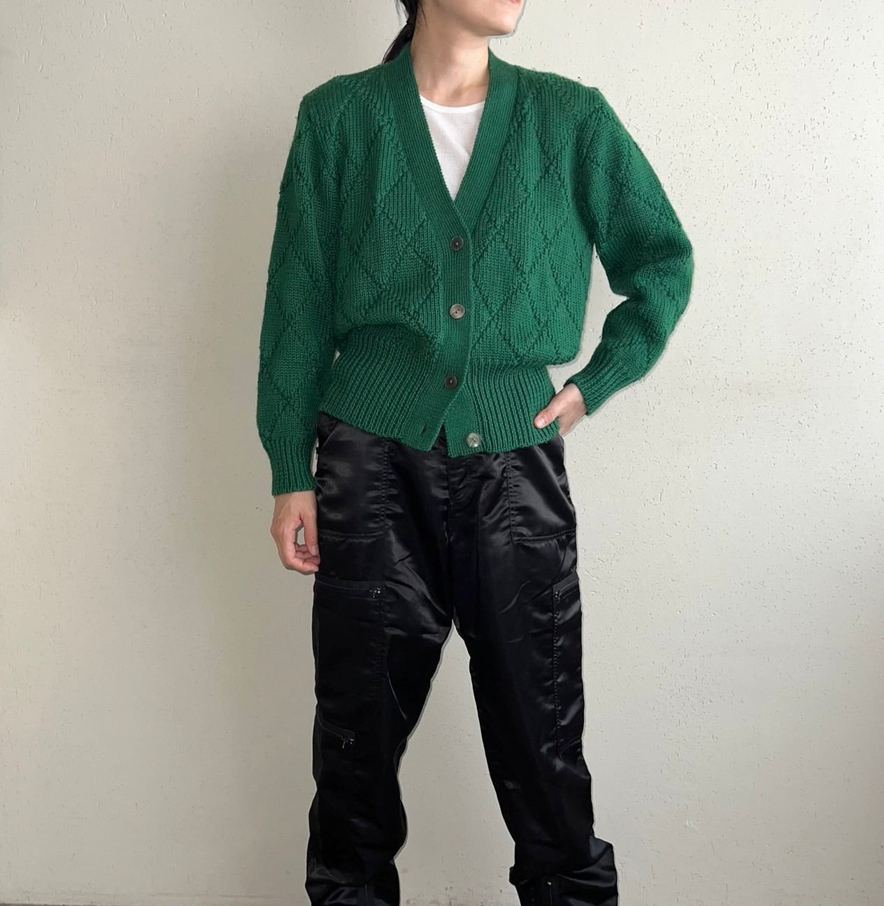 90s Wool Knit Cardigan