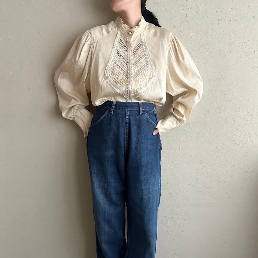 80s Silk Blouse Made in Germany
