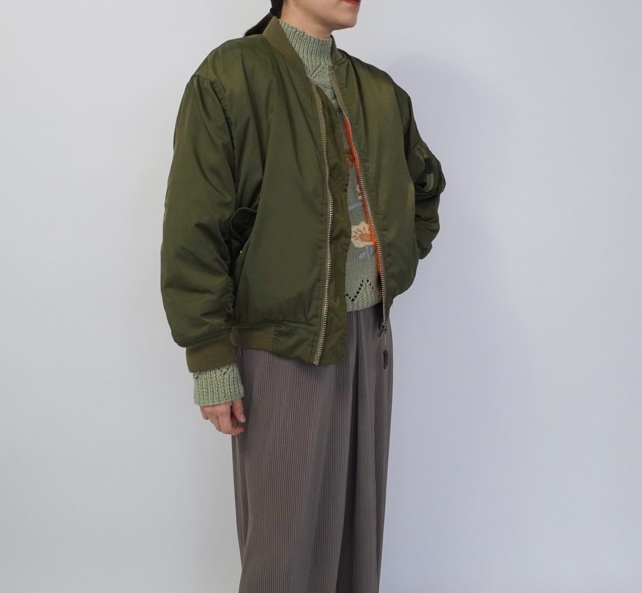 90s Nylon Military Jacket