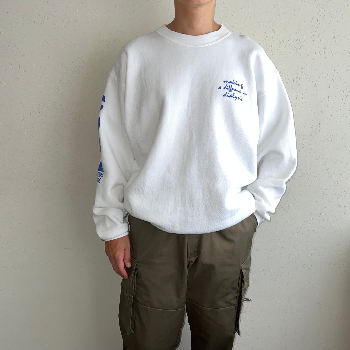 90s Printed Sweater Made in USA