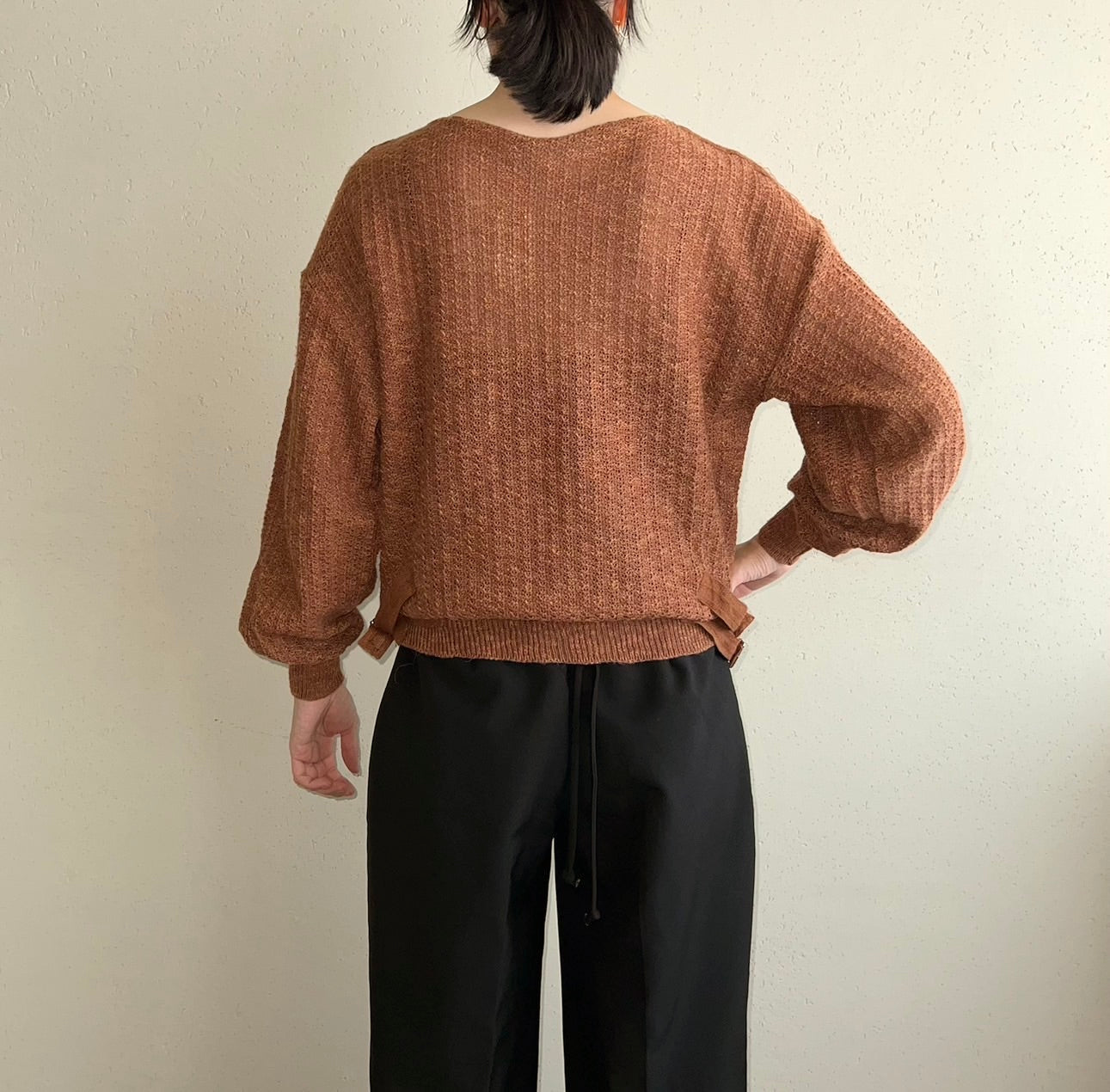 80s EURO Design Knit Top