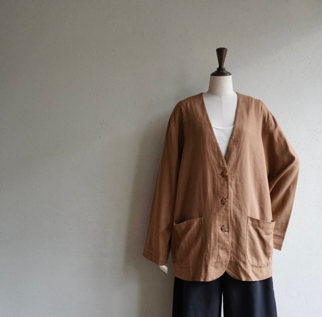 90s Linen Jacket,Blouse