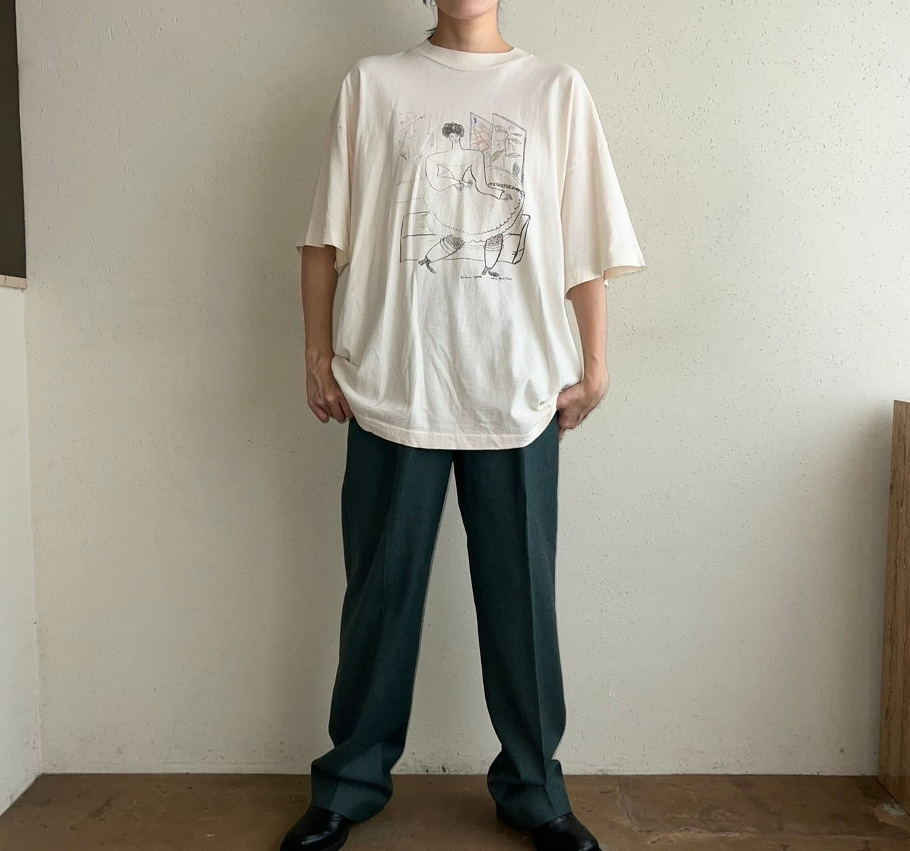 90s Printed T-shirt Made in USA