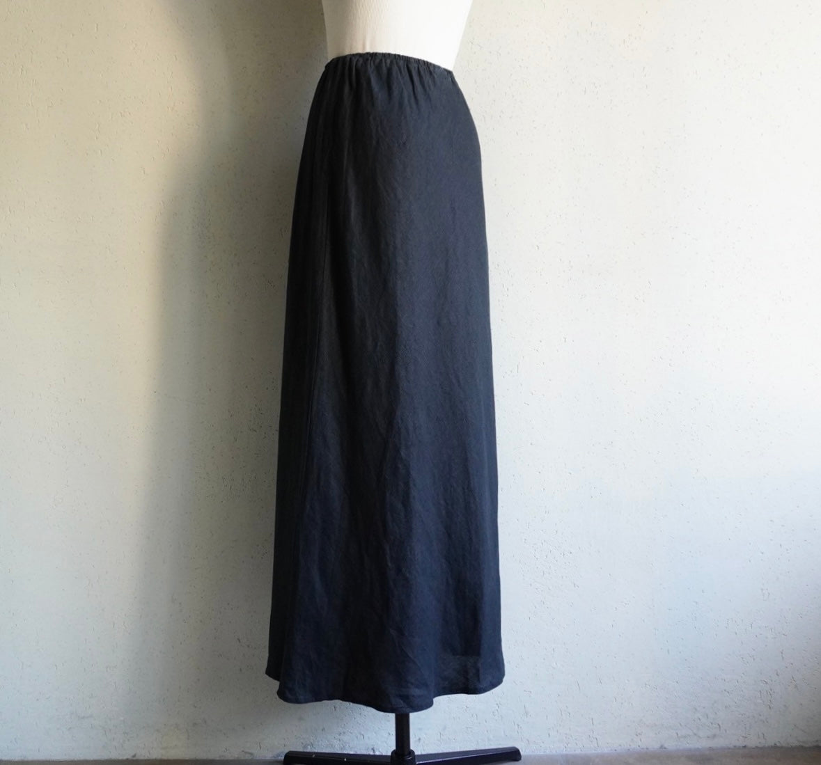 90s Linen Maxi Skirt Made in USA