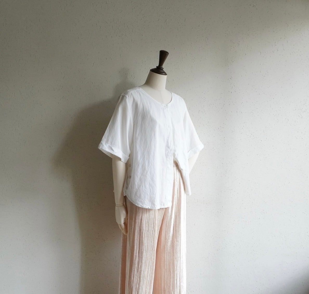 90s EURO Pleated Blouse