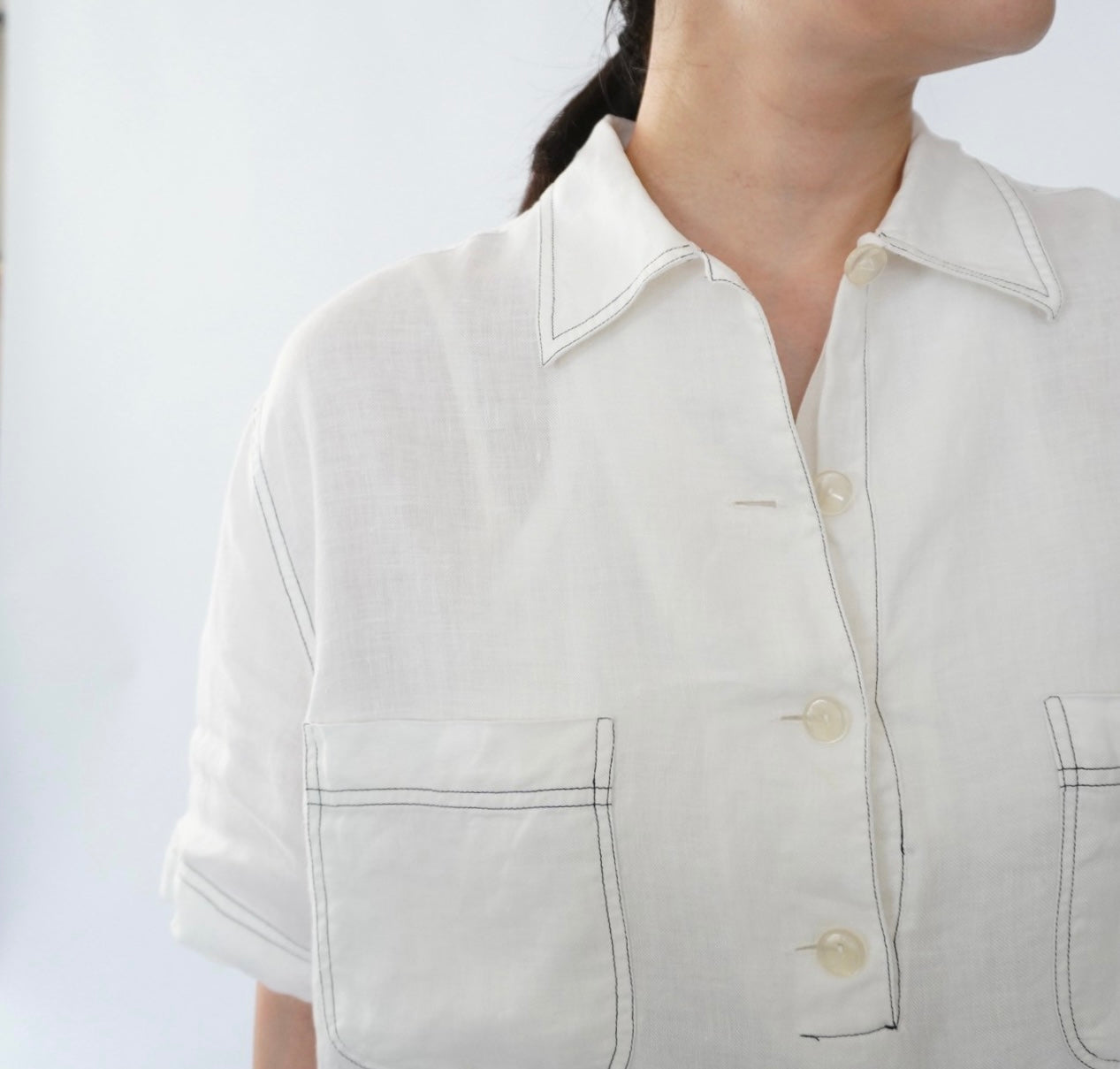 90s Linen Shirt Made in Italy