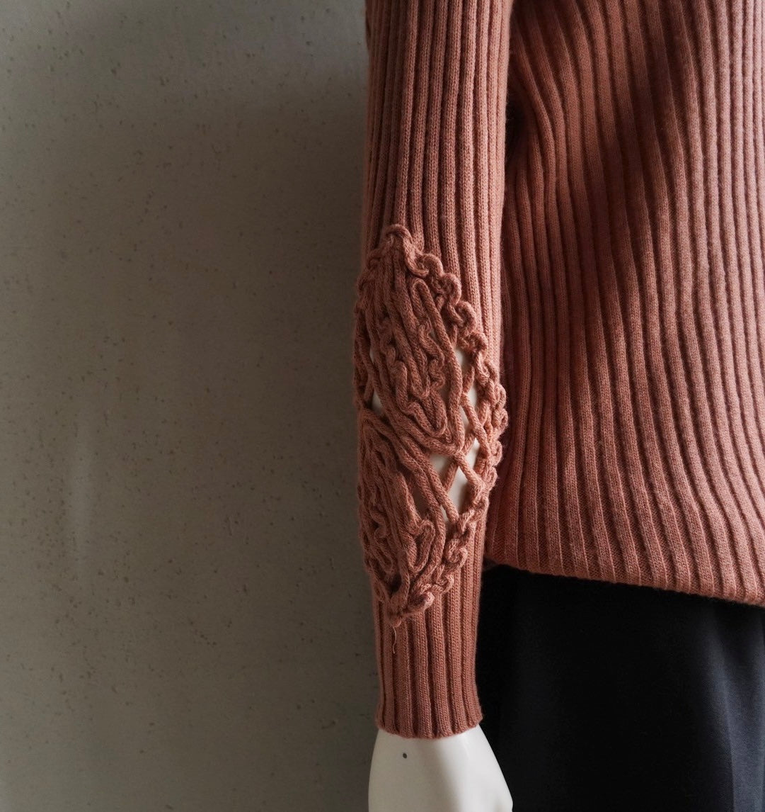 80s "Sensazioni" Ribbed Top Made in Italy
