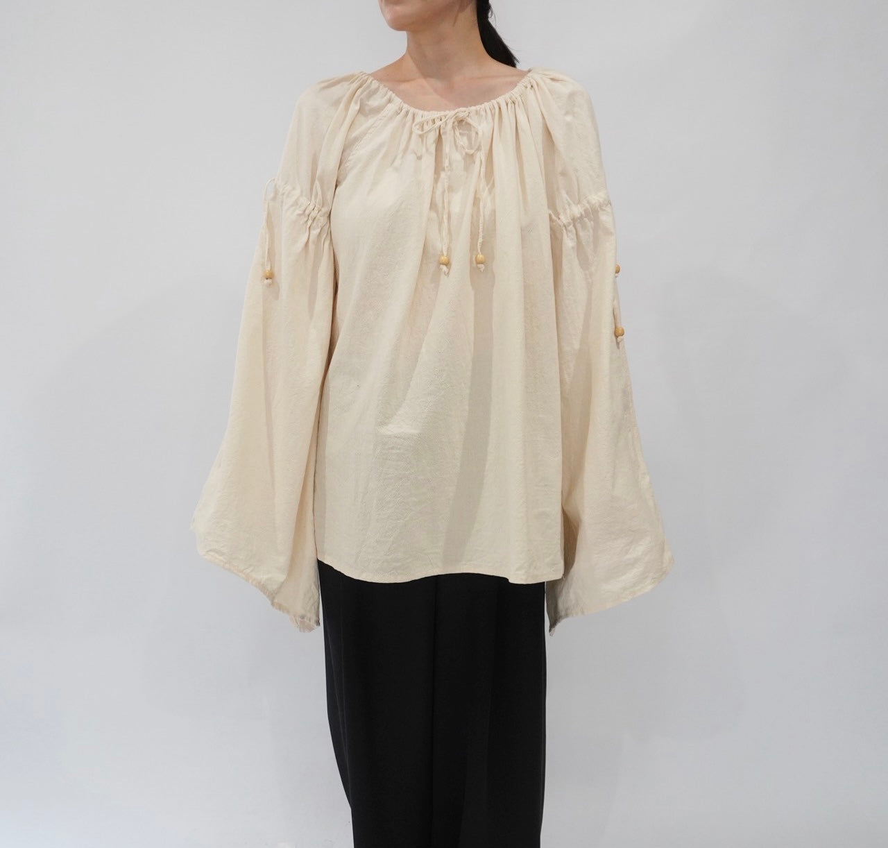 90s Cotton Ivory Tunic