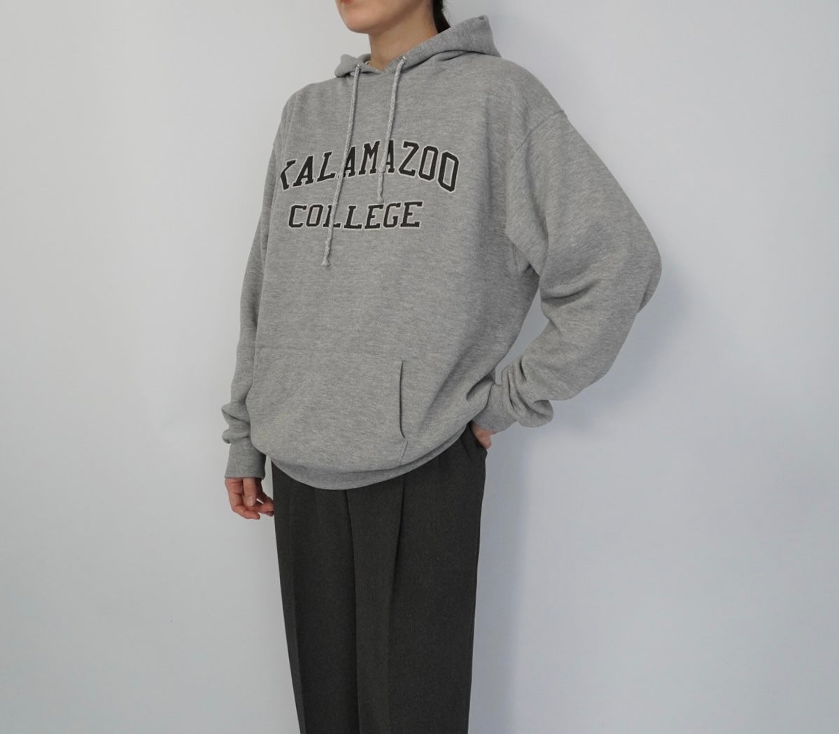 90s Hooded Sweater Made in USA