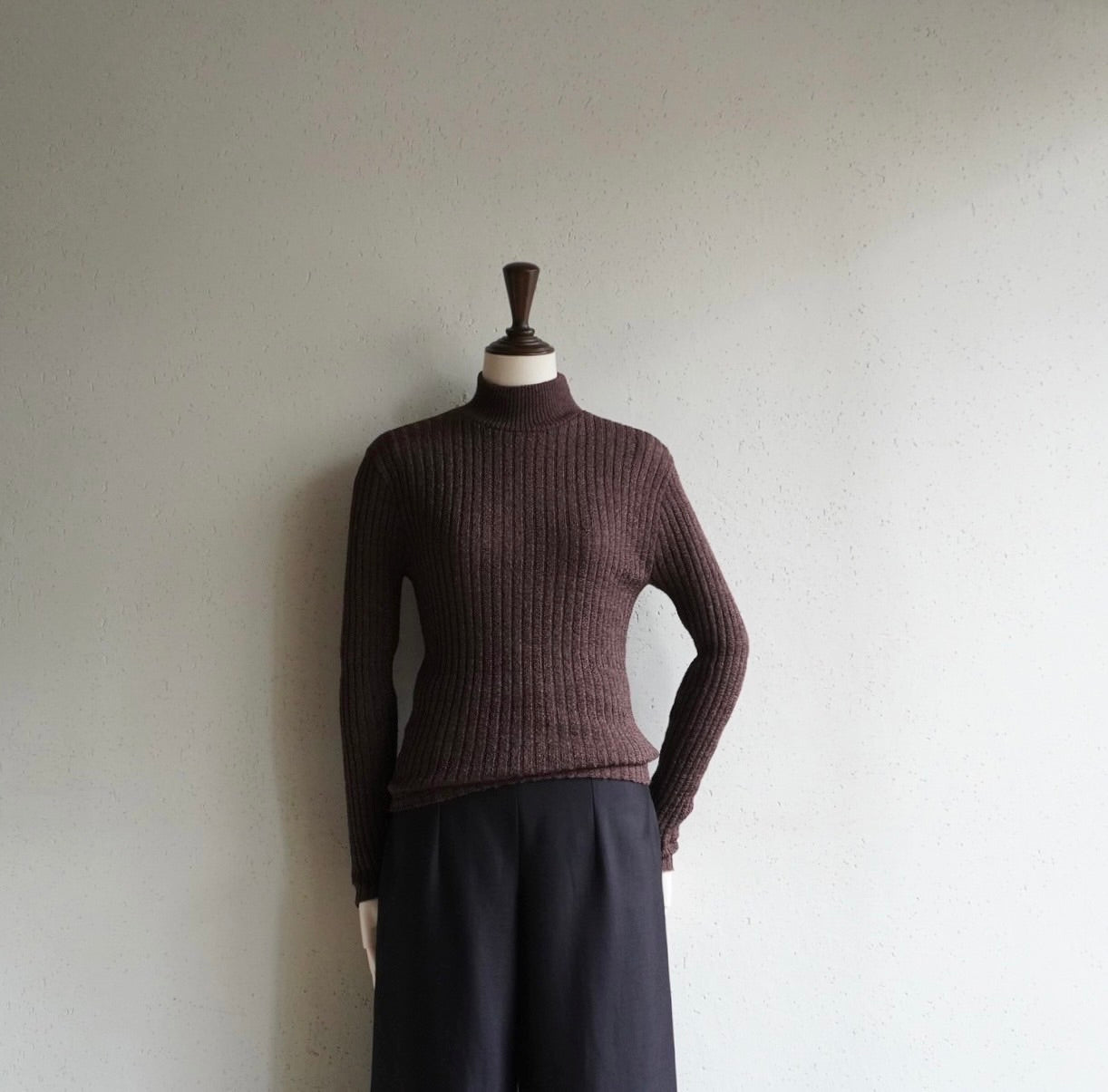 90s Ribbed Top Made in USA