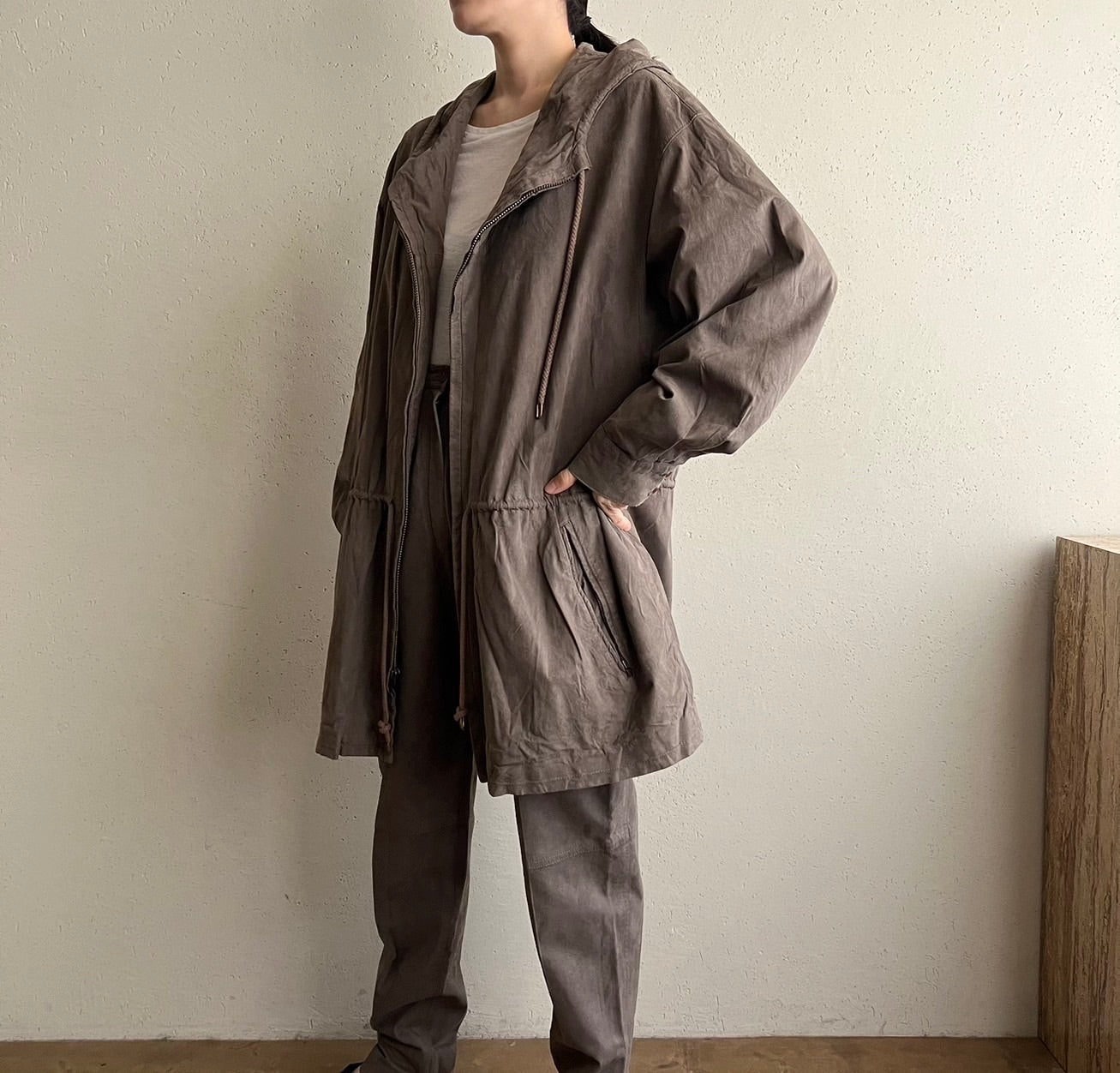 80s Suede Two-Piece Made in USA