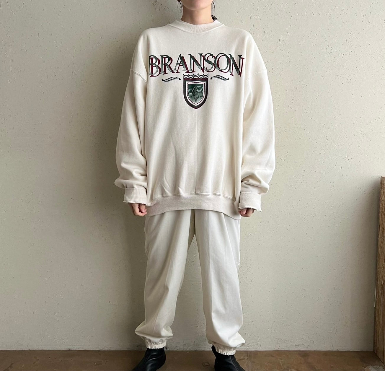 90s Printed Sweater Made in USA