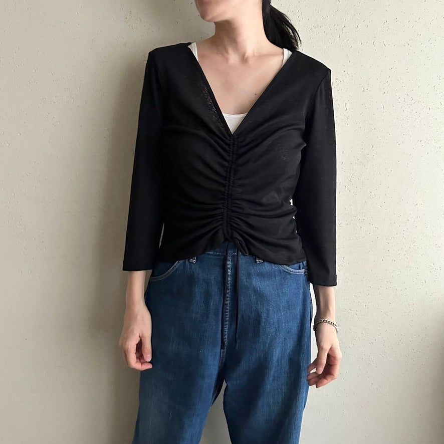 90s Black Top Made in USA