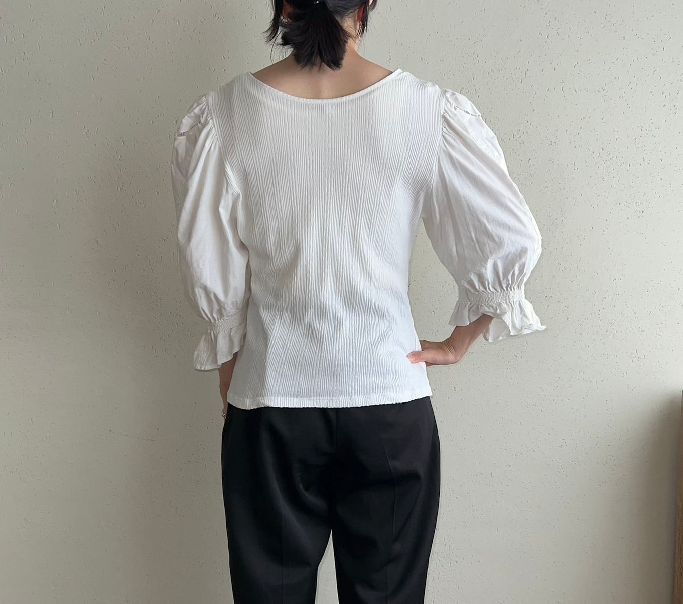 80s EURO Lace Design Top