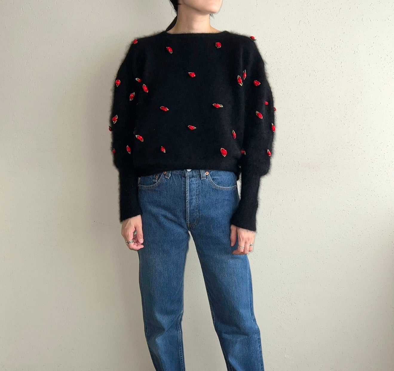 90s Design Angora Knit
