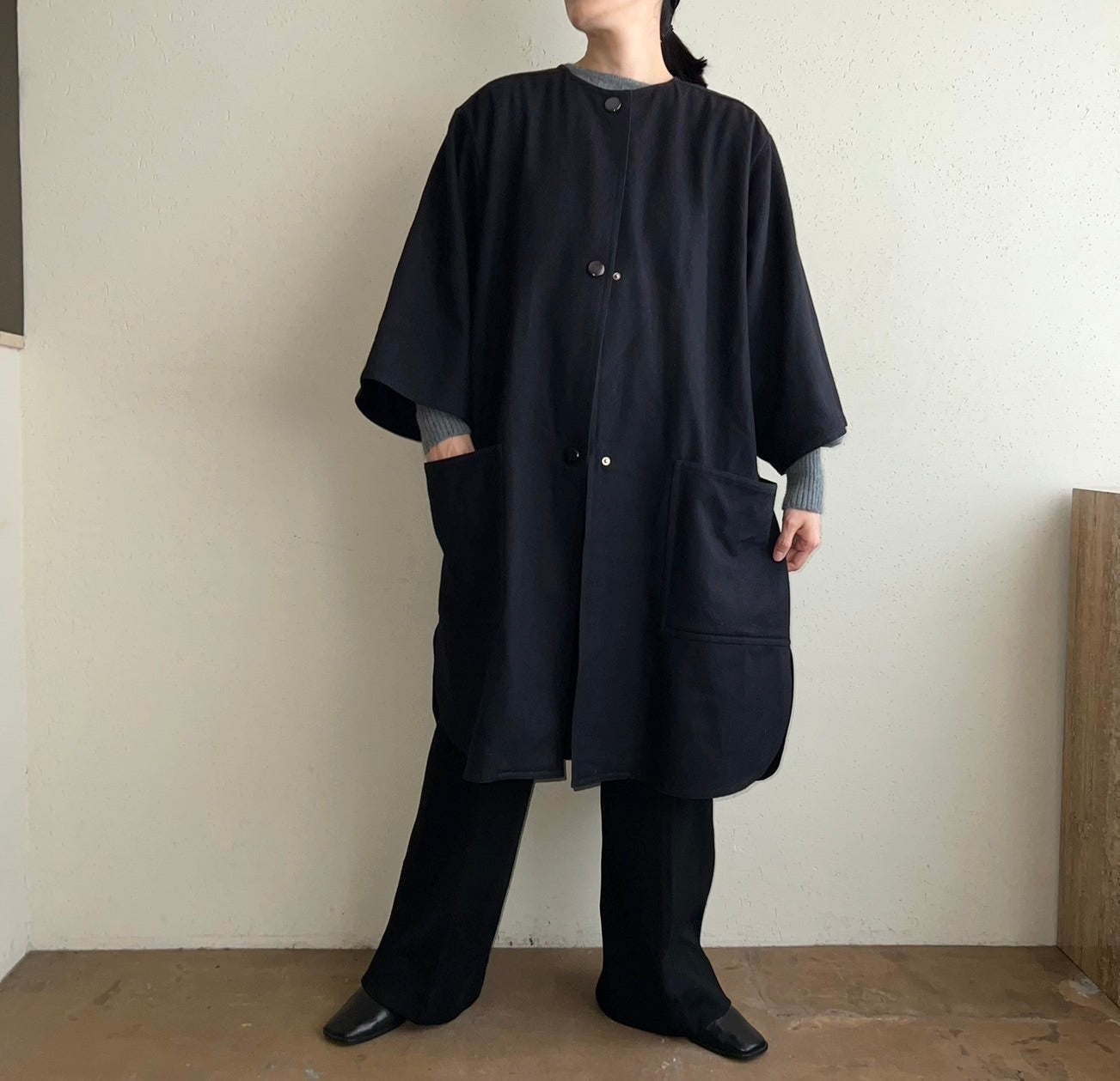 90s Navy Coat