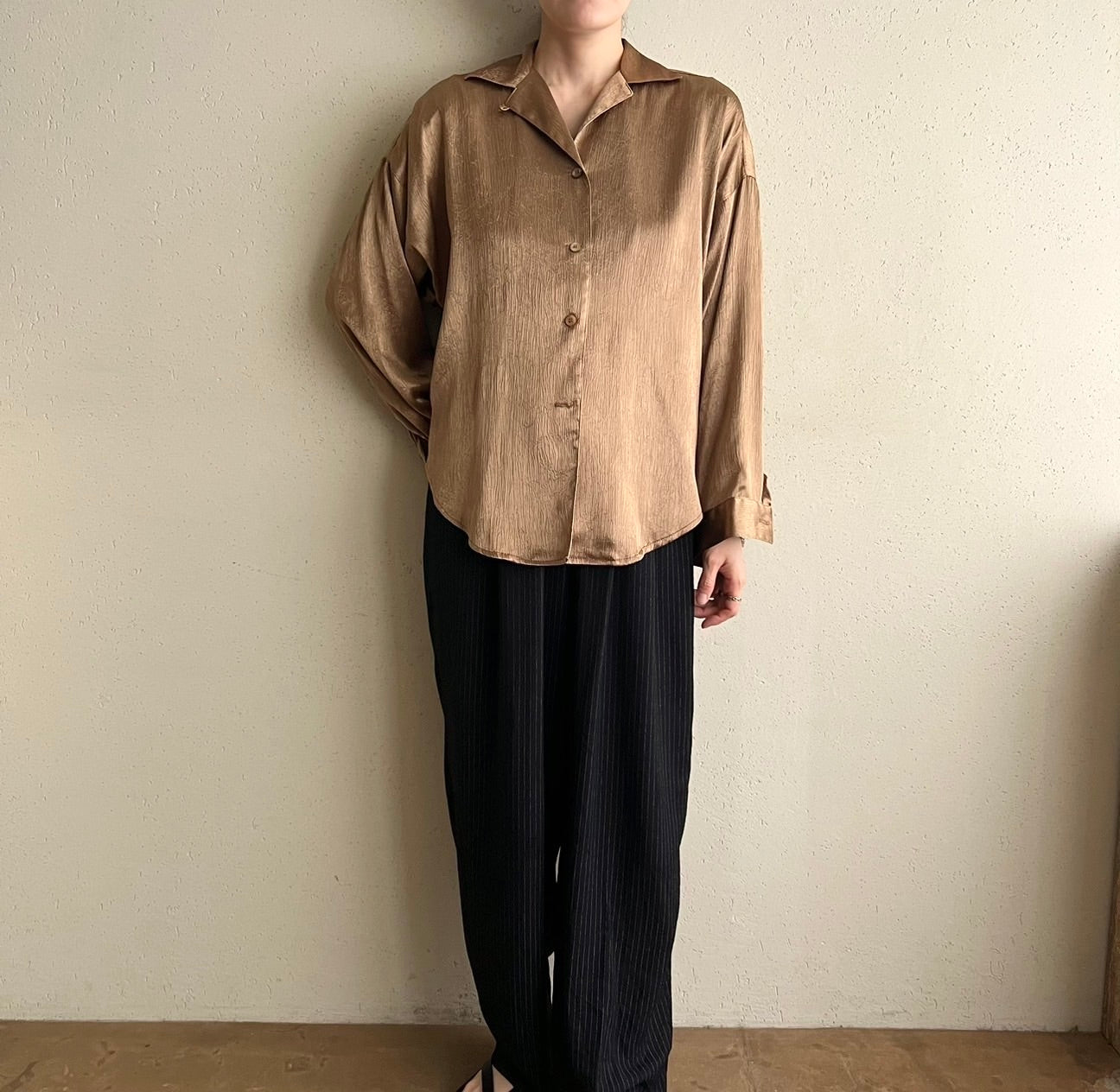 80s Shiny Shirt Made in USA