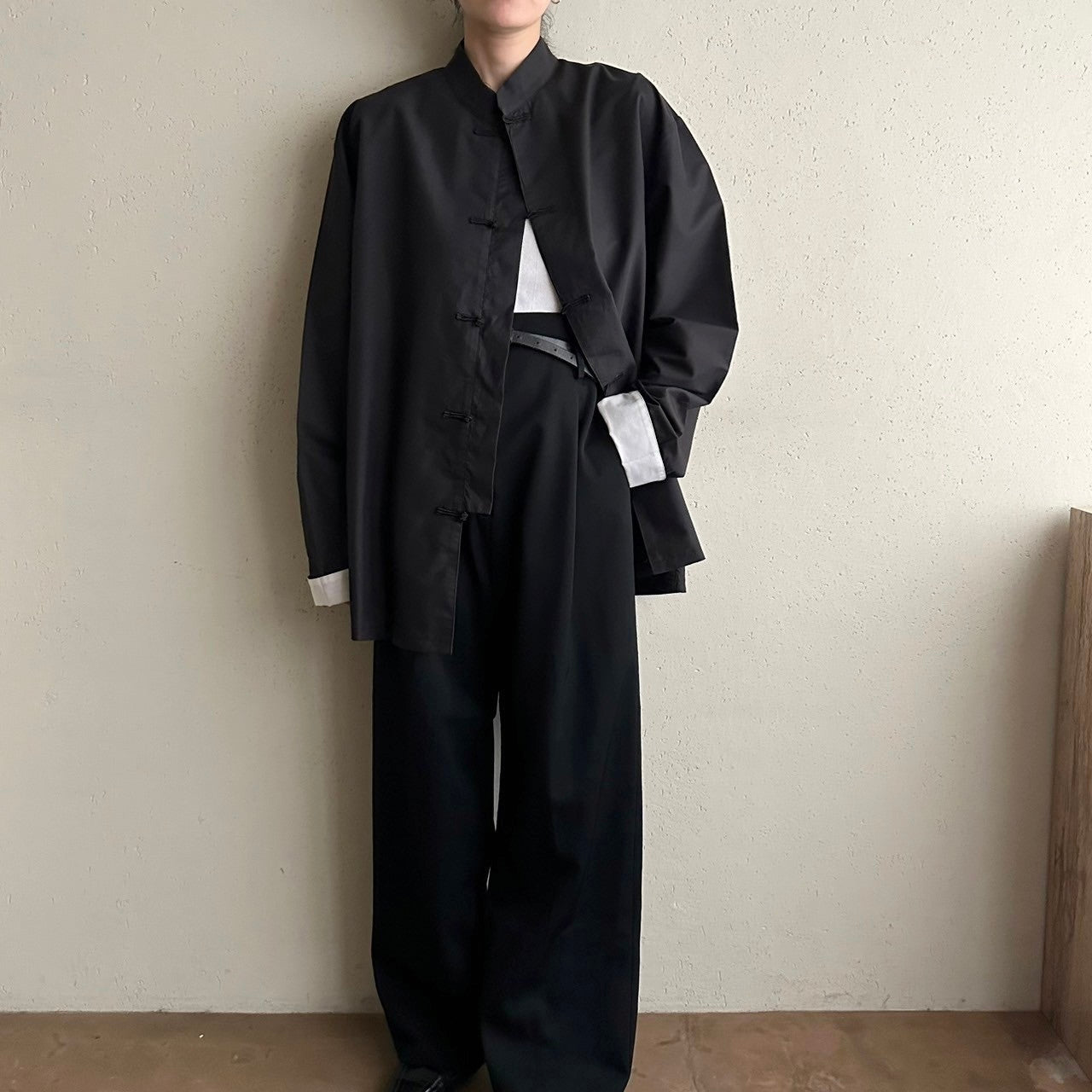 90s Asian Design Shirt Jacket