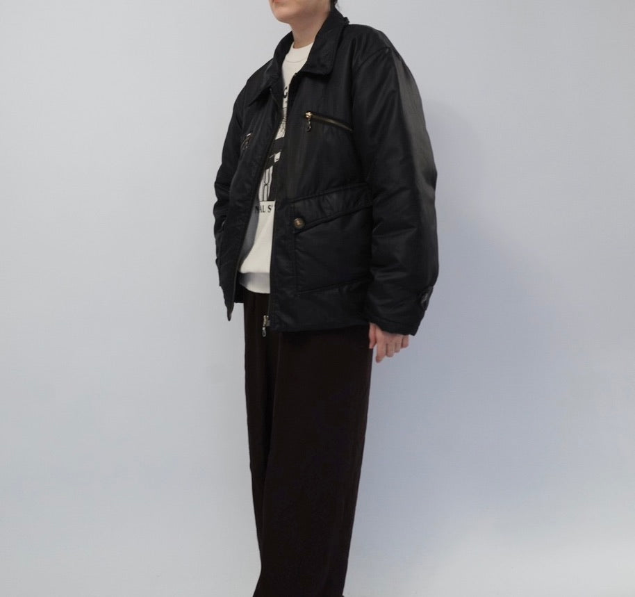 90s Black Jacket Made in Italy