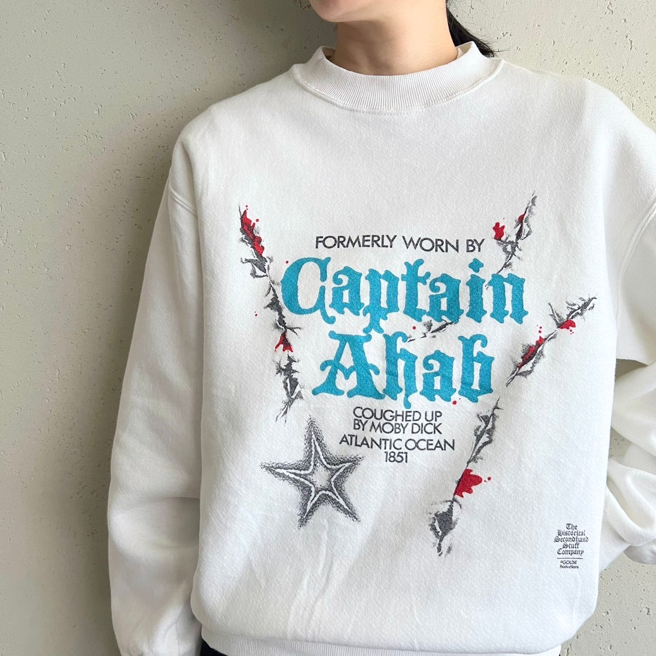 90s "Captain Ahab | Moby-Dick" Sweater Made in USA