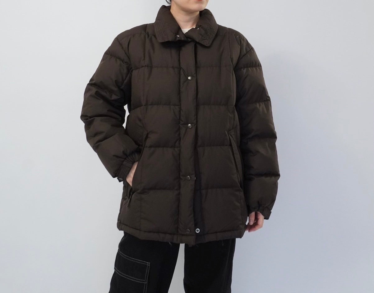90s Brown Down Jacket
