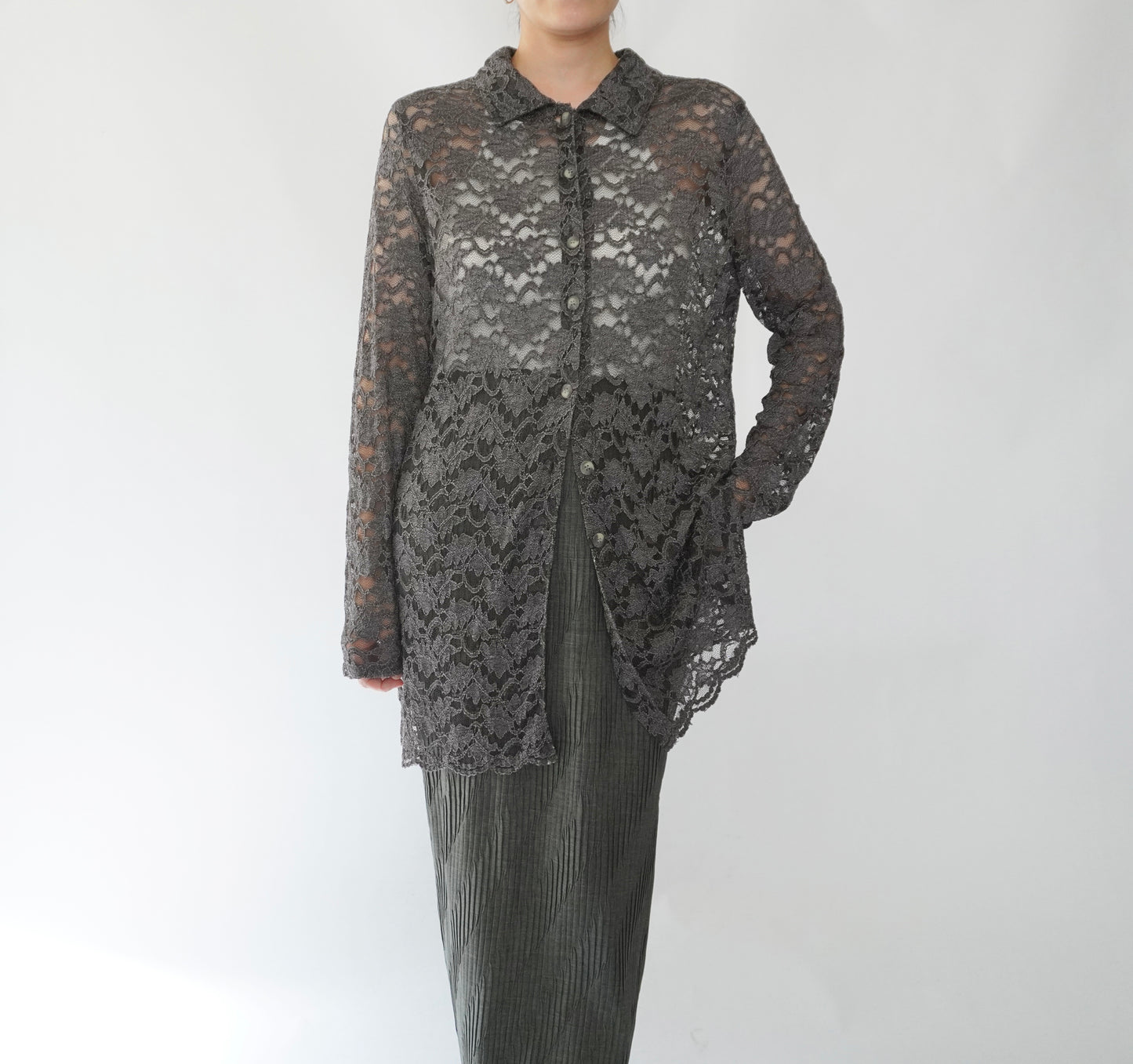 90s EURO Lace Shirt